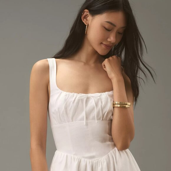 Reformation Balia Linen Dress in white size 2 - Picture 10 of 10